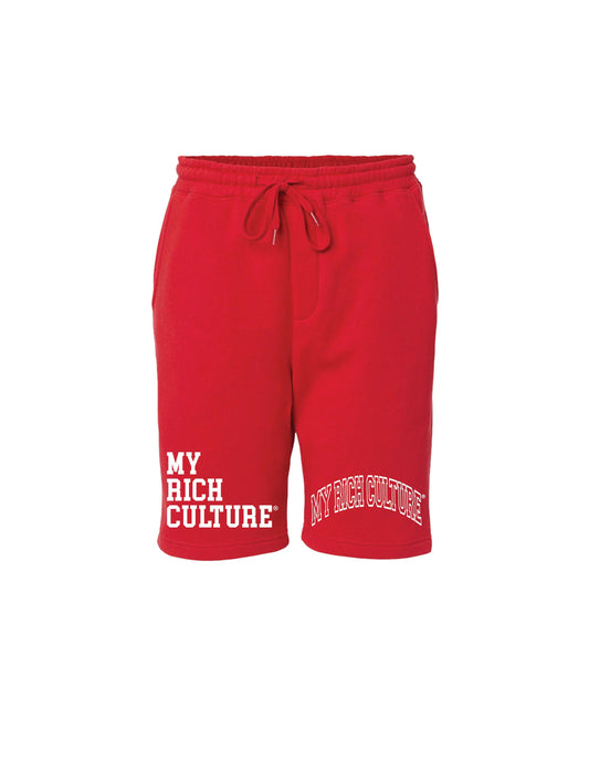 Jogger Fleece Shorts (RED)